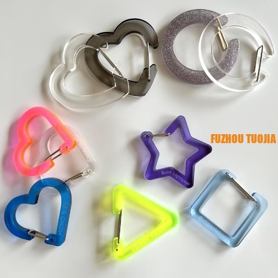 key chain hanger acrylic clear hanger ins hanger