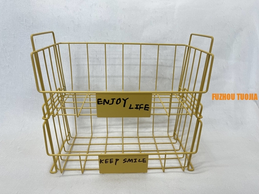 Iron wire storage basket