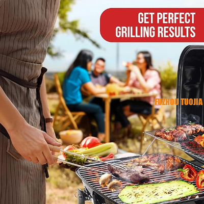 Portable charcoal grill,suitable for small outdoor barbecues