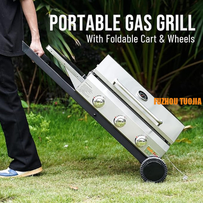 Portable charcoal grill,suitable for small outdoor barbecues