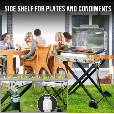 Portable charcoal grill,suitable for small outdoor barbecues