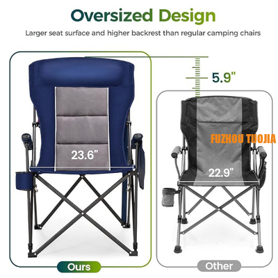 Oversized folding camping chair