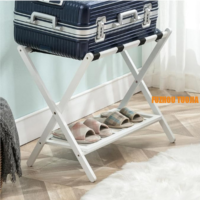 Folding luggage rack suitable for bedroom, hotel