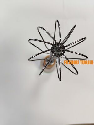 Solid wood handle  Handheld semi-automatic egg beater baking tool - stainless steel egg mixer for cream whipping - household use