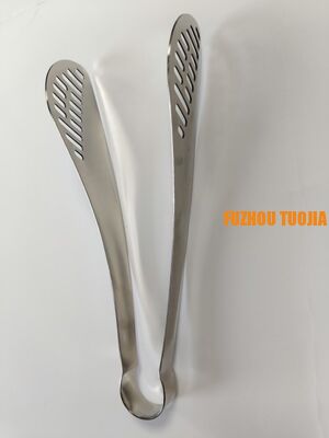 Food Grade Stainless Steel BBQ Tongs - Multifunctional Kitchen Clips for Steak, Bread, and Grilling