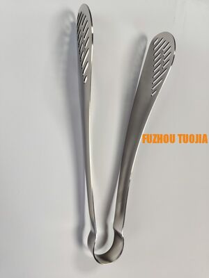 Food Grade Stainless Steel BBQ Tongs - Multifunctional Kitchen Clips for Steak, Bread, and Grilling