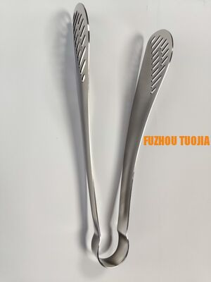 Food Grade Stainless Steel BBQ Tongs - Multifunctional Kitchen Clips for Steak, Bread, and Grilling