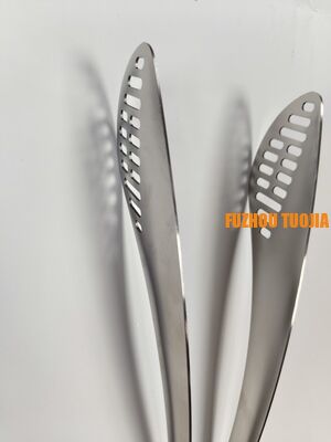 Food Grade Stainless Steel BBQ Tongs - Multifunctional Kitchen Clips for Steak, Bread, and Grilling