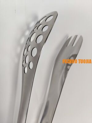 Food Grade Stainless Steel BBQ Tongs - Multifunctional Kitchen Clips for Steak, Bread, and Grilling