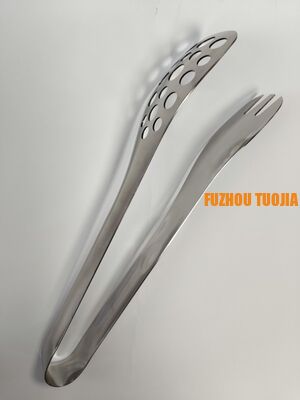 Food Grade Stainless Steel BBQ Tongs - Multifunctional Kitchen Clips for Steak, Bread, and Grilling