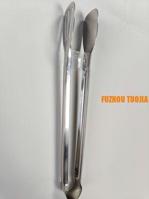 Food Grade Stainless Steel BBQ Tongs - Multifunctional Kitchen Clips for Steak, Bread, and Grilling