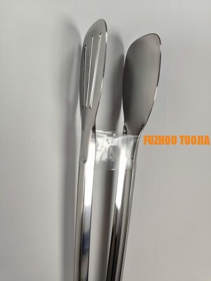 Food Grade Stainless Steel BBQ Tongs - Multifunctional Kitchen Clips for Steak, Bread, and Grilling