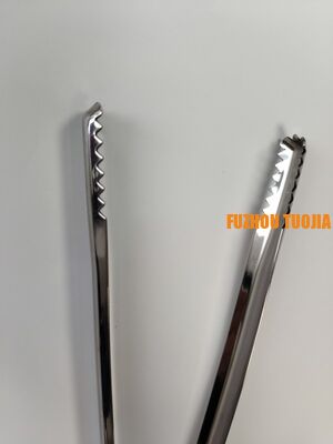 Food Grade Stainless Steel BBQ Tongs - Multifunctional Kitchen Clips for Steak, Bread, and Grilling