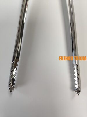 Food Grade Stainless Steel BBQ Tongs - Multifunctional Kitchen Clips for Steak, Bread, and Grilling