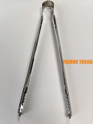 Food Grade Stainless Steel BBQ Tongs - Multifunctional Kitchen Clips for Steak, Bread, and Grilling