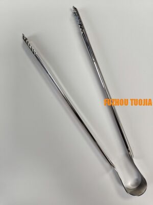 Food Grade Stainless Steel BBQ Tongs - Multifunctional Kitchen Clips for Steak, Bread, and Grilling