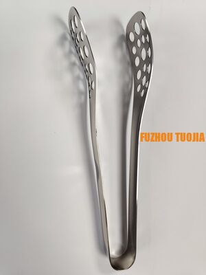 Food Grade Stainless Steel BBQ Tongs - Multifunctional Kitchen Clips for Steak, Bread, and Grilling