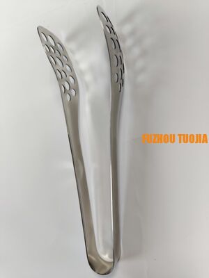 Food Grade Stainless Steel BBQ Tongs - Multifunctional Kitchen Clips for Steak, Bread, and Grilling