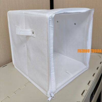 Single Dress Storage Box Foldable Grid Storage Box for Underwear & Socks - Large Capacity Portable Closet Organizer