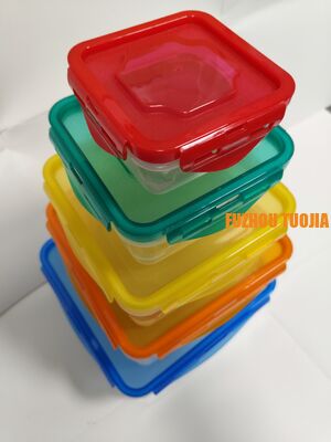 Transparent Lunch Box, Freezer-Safe for Home Refrigerator, Plastic Fresh-Keeping Box, Airtight Sealed, Microwave-Heatable Food Container, Storage & Sealed Fresh-Keeping Box