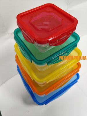 Transparent Lunch Box, Freezer-Safe for Home Refrigerator, Plastic Fresh-Keeping Box, Airtight Sealed, Microwave-Heatable Food Container, Storage & Sealed Fresh-Keeping Box