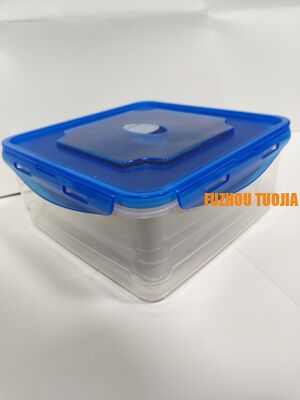 Transparent Lunch Box, Freezer-Safe for Home Refrigerator, Plastic Fresh-Keeping Box, Airtight Sealed, Microwave-Heatable Food Container, Storage & Sealed Fresh-Keeping Box