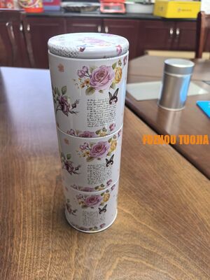 Custom Metal Tin Box Manufacturer - Matte Square Tinplate Canister with Window, Storage & Organizer Container