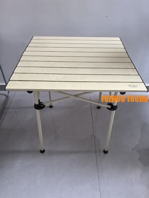 Portable Folding Camping Table - Lightweight Outdoor Picnic Desk, Foldable Aluminum Alloy RV Table with Carry Bag