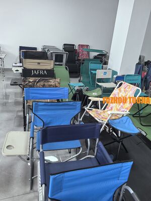 Custom Folding Beach Lounge Chair with Canopy - Outdoor Camping Recliner & Sun Lounger, Portable 3-Fold Tanning Bed