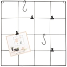 Metal wire wall grid hanging clothes display racks