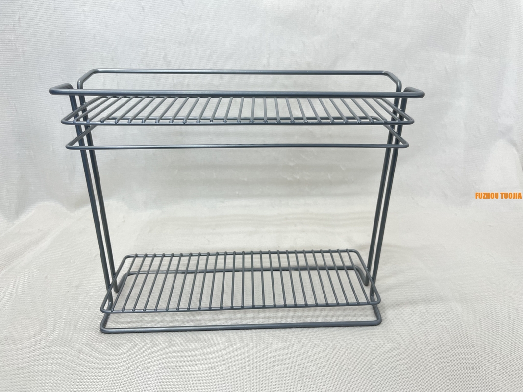 Wire kitchen shelves