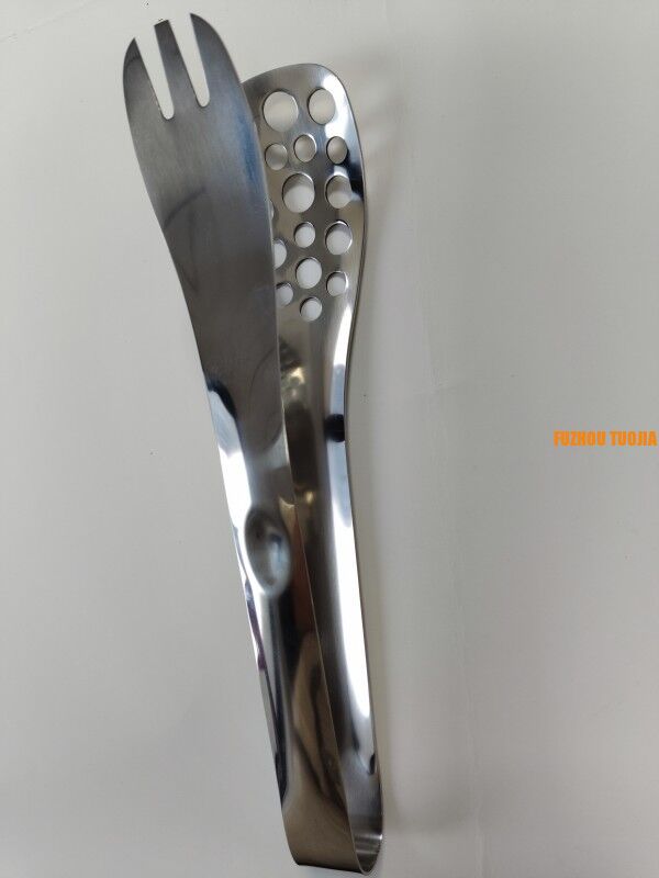 Food Grade Stainless Steel BBQ Tongs - Multifunctional Kitchen Clips for Steak, Bread, and Grilling