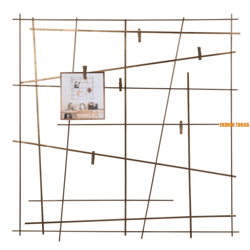 Metal wire wall grid hanging clothes display racks