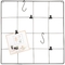 Metal wire wall grid hanging clothes display racks supplier